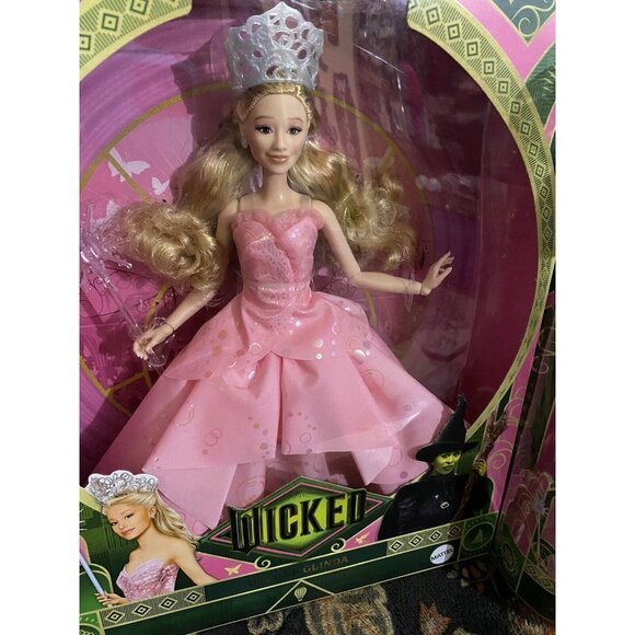 Collectible Wicked Movie Elphaba + Deluxe Glinda Dolls Url Misprint wicked.com - Picture 2 of 5